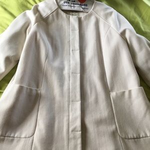 White old navy coat